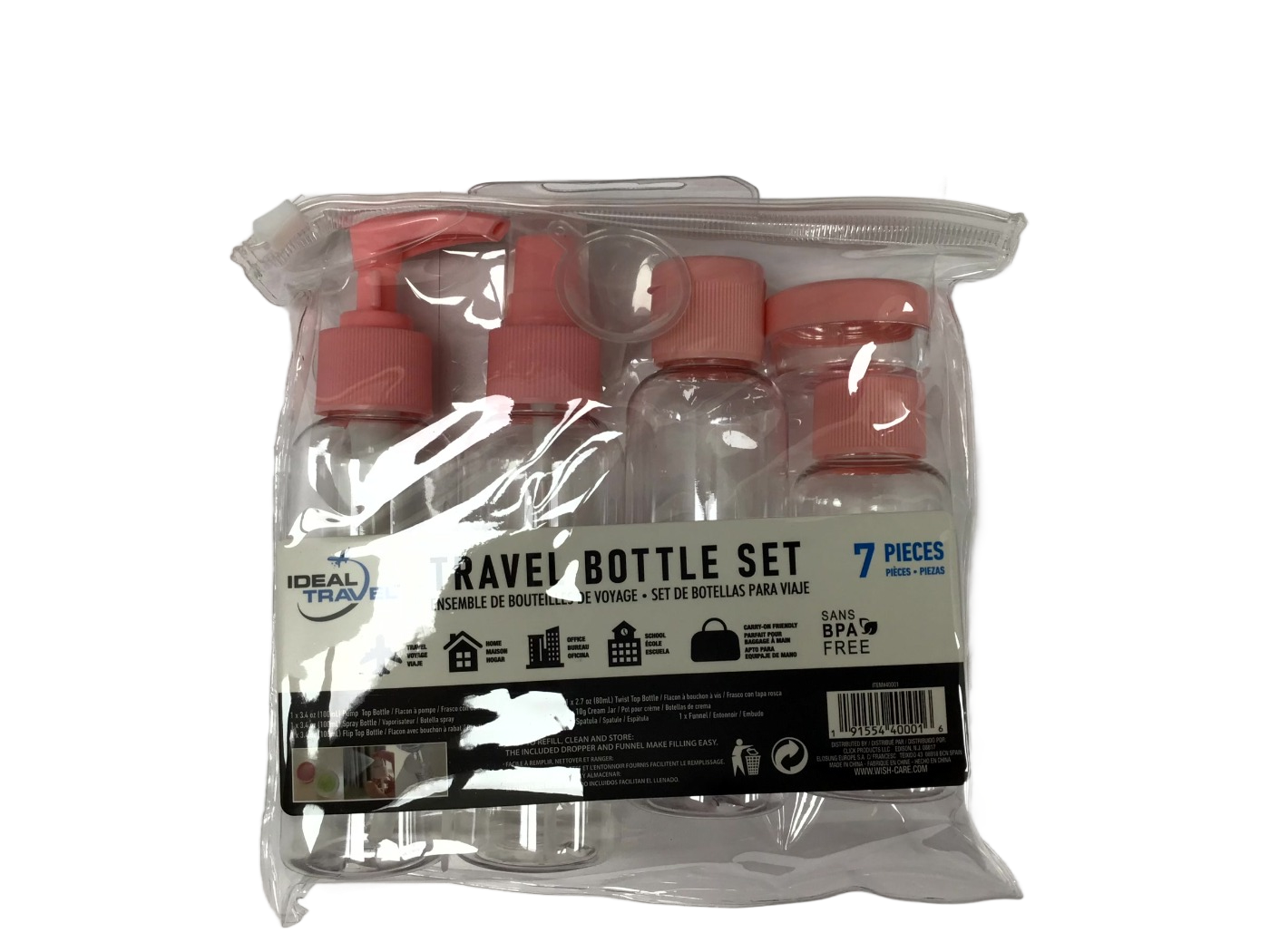 Ideal Travel Ideal Travel Travel Bottle Set, 7 ct, photo 5