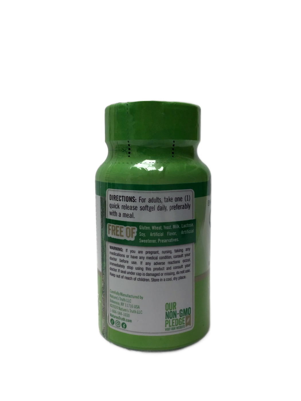 Nature's Truth CoQ-10 plus black pepper extract - 400 mg - 40 Quick Release Softgels
