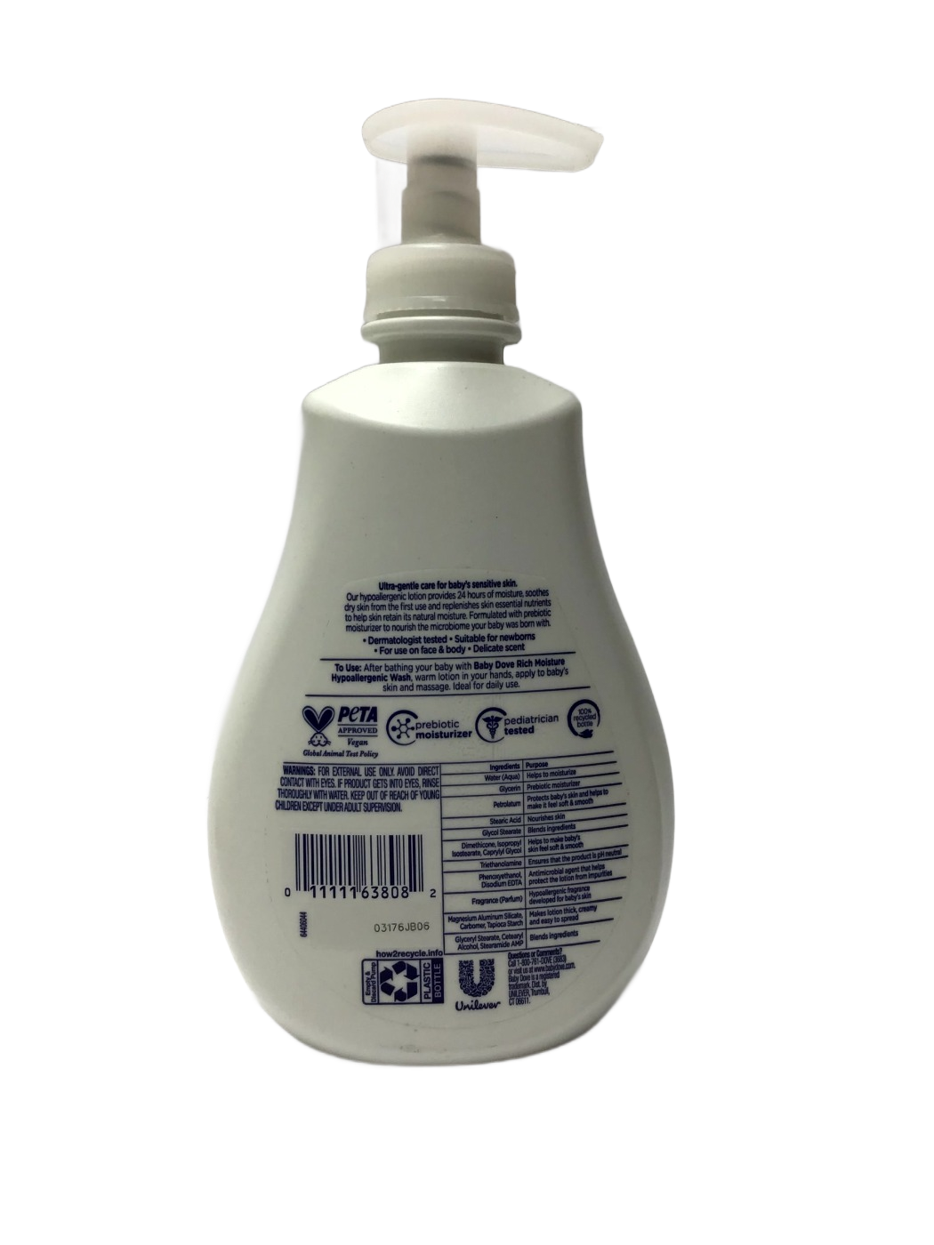 Baby Dove Hypoallergenic Lotion - Rich Moisture - 13 FL OZ