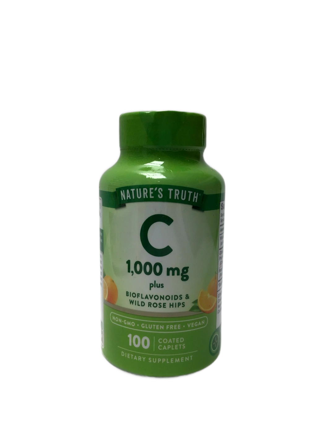 Nature's Truth Vitamin C 1000mg plus Bioflavonoids & Wild Rose Hips Caplets - 100 Ct