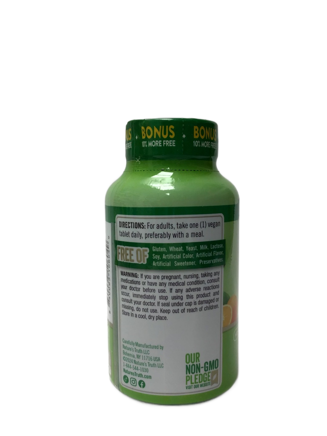 Nature's Truth - Vitamin C 500 mg plus Wild Rose Hips Tablets - 110 Ct