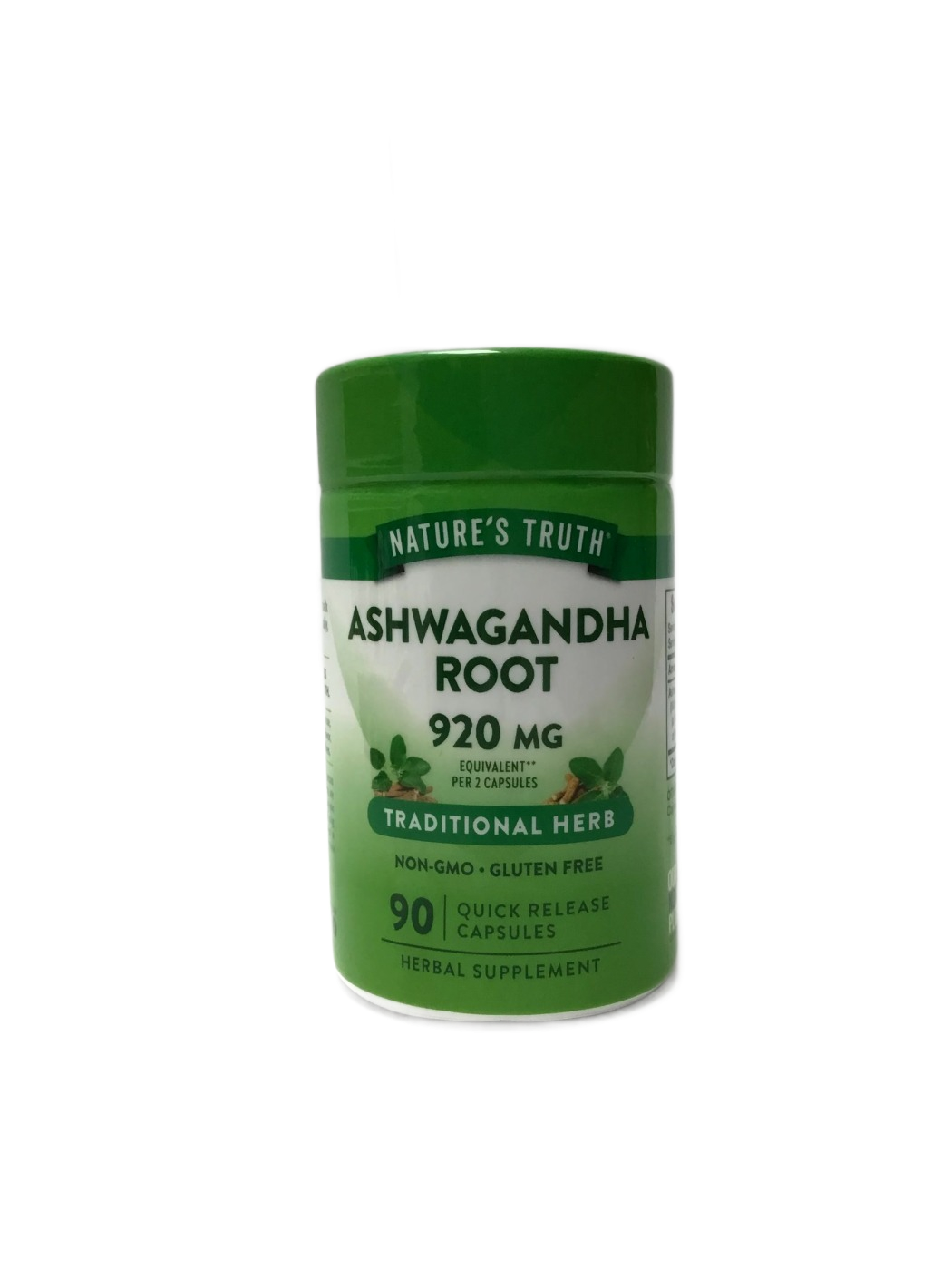 Nature's Truth Ashwagandha Root 920 mg - 90 Quick Release Capsules