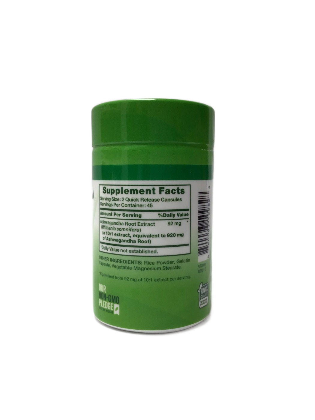 Nature's Truth Ashwagandha Root 920 mg - 90 Quick Release Capsules