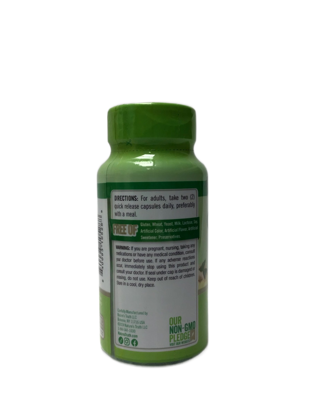 Nature's Truth Ginger Root 1,500 mg - 100 Quick Release Capsules