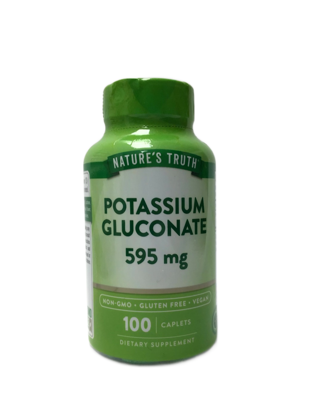 Nature's Truth Potassium Gluconate 595 mg - 100 Caplets