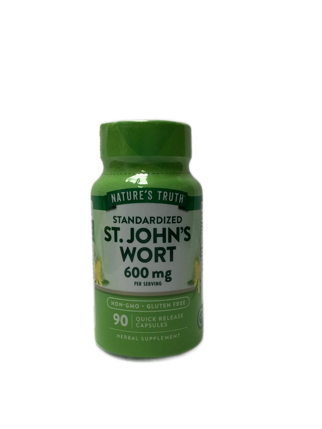 Nature's Truth Standardized St. John's Wort 600 mg - 90 Quick Release Capsules
