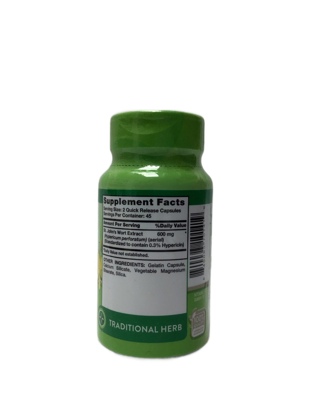 Nature's Truth Standardized St. John's Wort 600 mg - 90 Quick Release Capsules