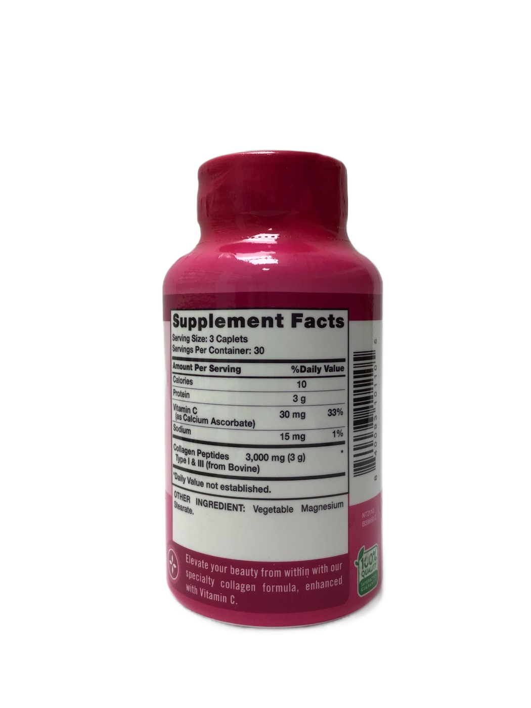 Nature's Truth Hydrolyzed Ultra Collagen +C - 3,000 mg Collagen Type 1 & 3 Plus - 90 Ct