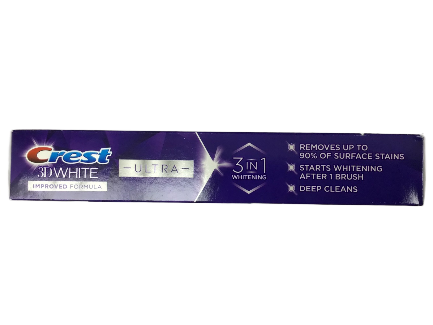 Crest Crest 3D White Ultra Vivid Mint Fluoride Anticavity Toothpaste, 5.2 oz, photo 3