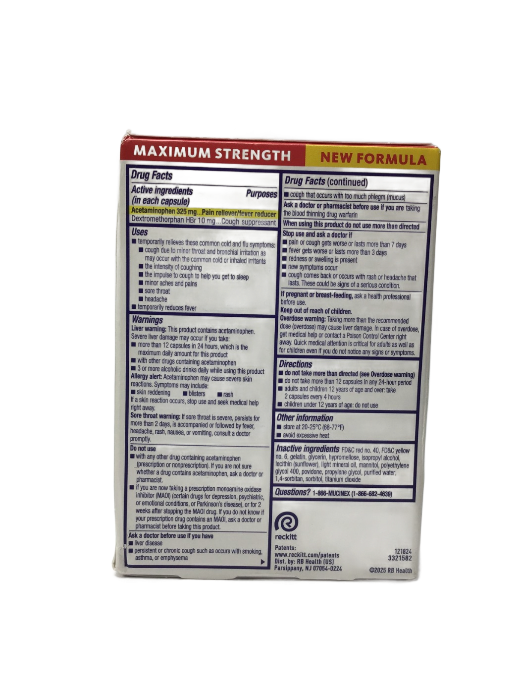 Mucinex Mucinex Fast Max Cold & Flu Maximum Strength Liquid Gels, 16 ct, photo 2