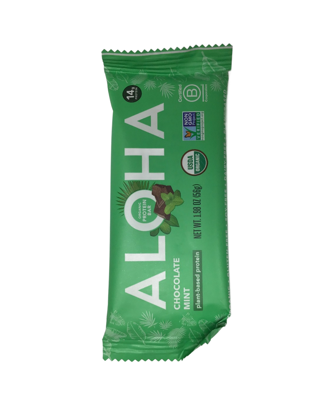 ALOHA ALOHA Chocolate Mint Organic Protein Bar, 1.98 oz, photo 1