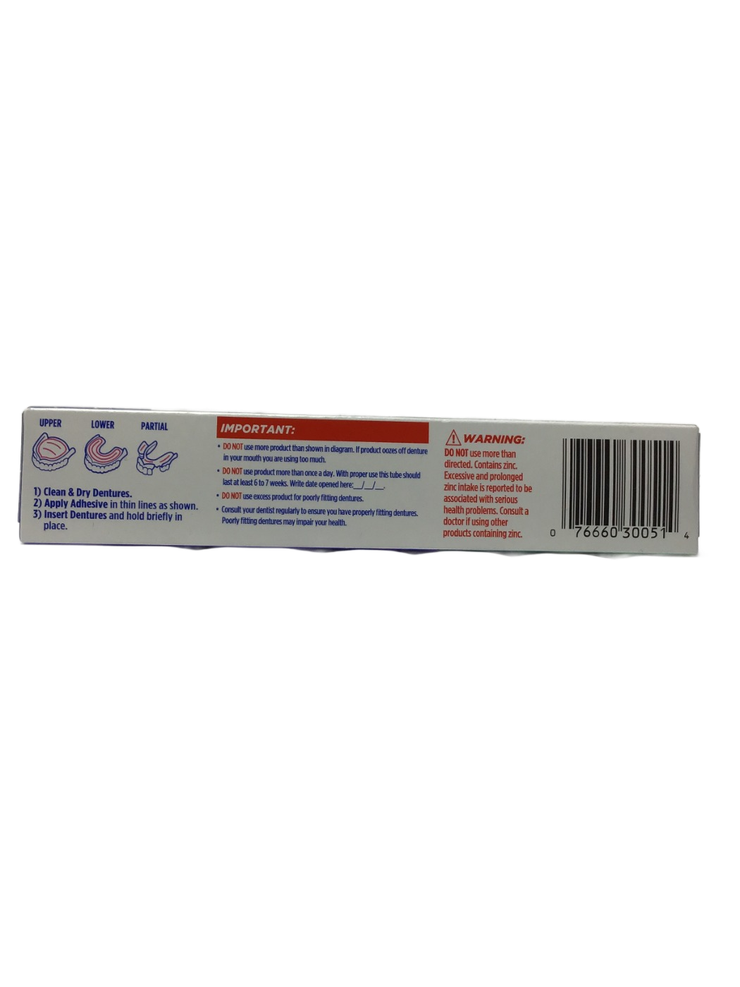 Fixodent Fixodent Plus Scope Denture Adhesive Cream, 2 oz, photo 3