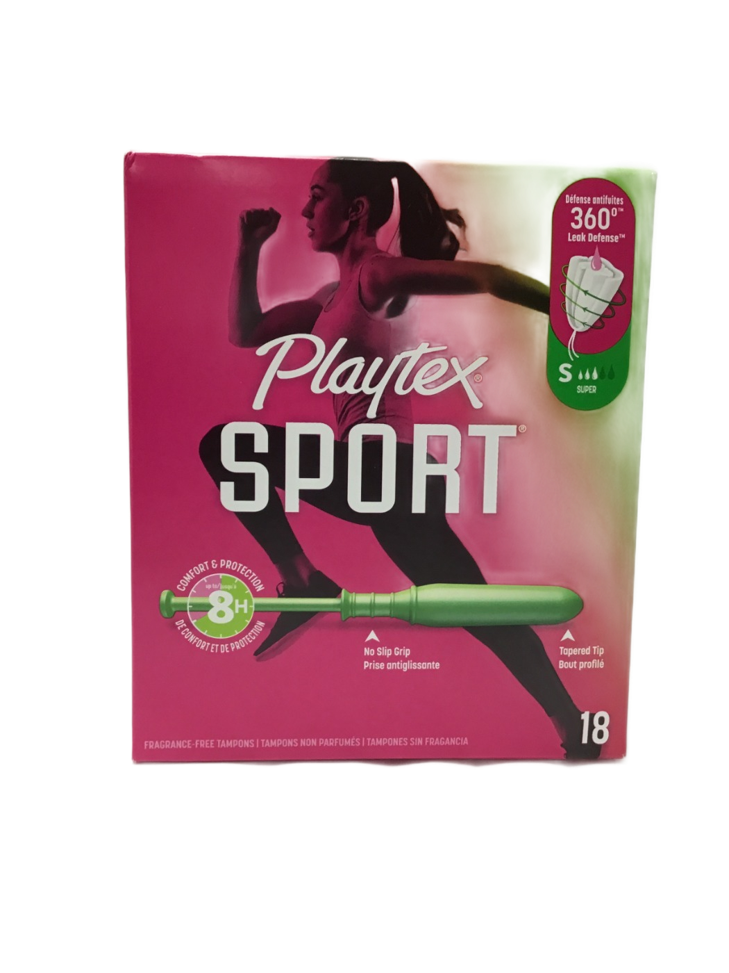 Playtex Playtex Sport Super Fragrance-Free Tampons, 18 ct, photo 1