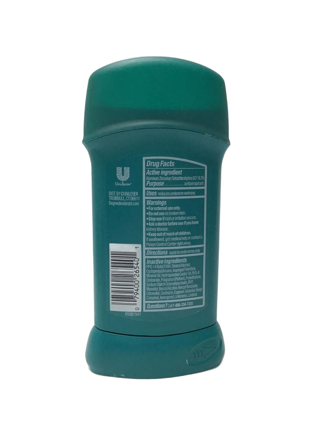 Degree Degree Essential Protection Cool Rush Antiperspirant Deodorant, 2.6 oz, photo 2