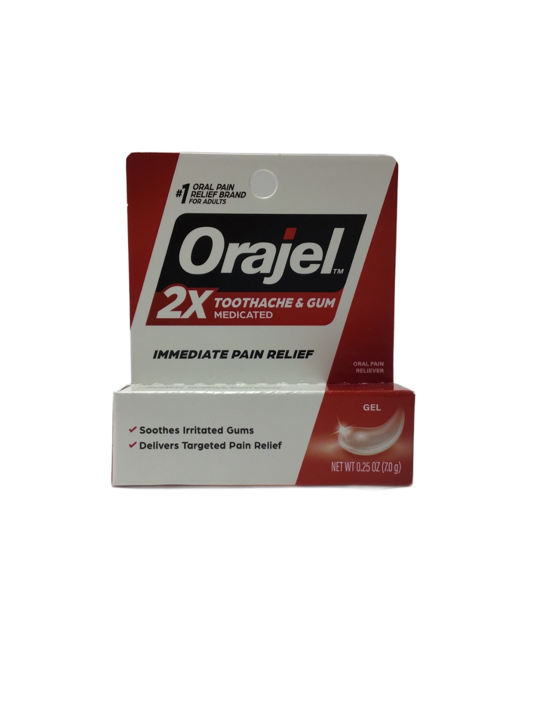 Orajel Orajel 2X Toothache & Gum Medicated Gel, 0.25 oz, photo 1