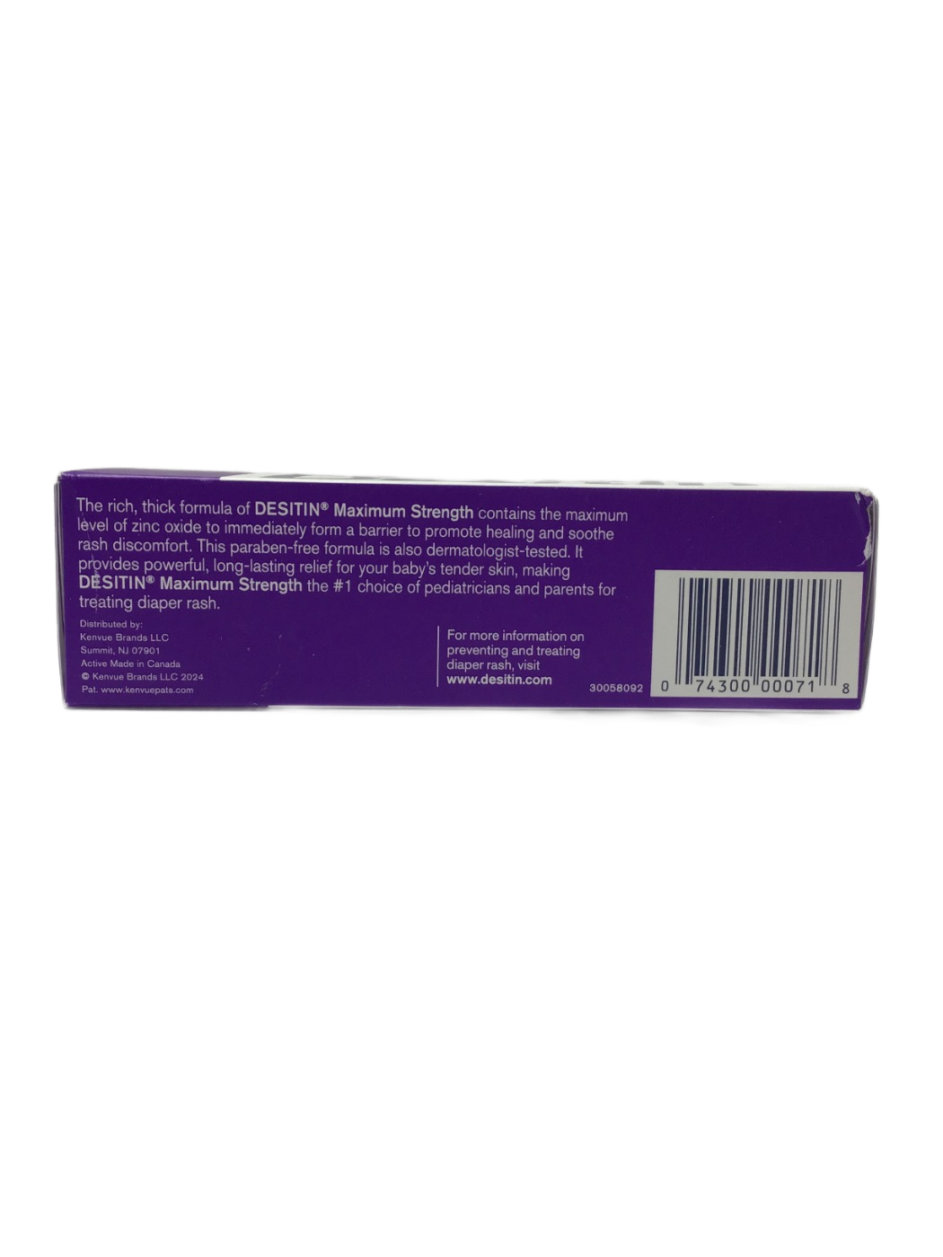 Desitin Desitin Maximum Strength Paste 40% Zinc Oxide Diaper Rash Ointment, 4 oz, photo 2