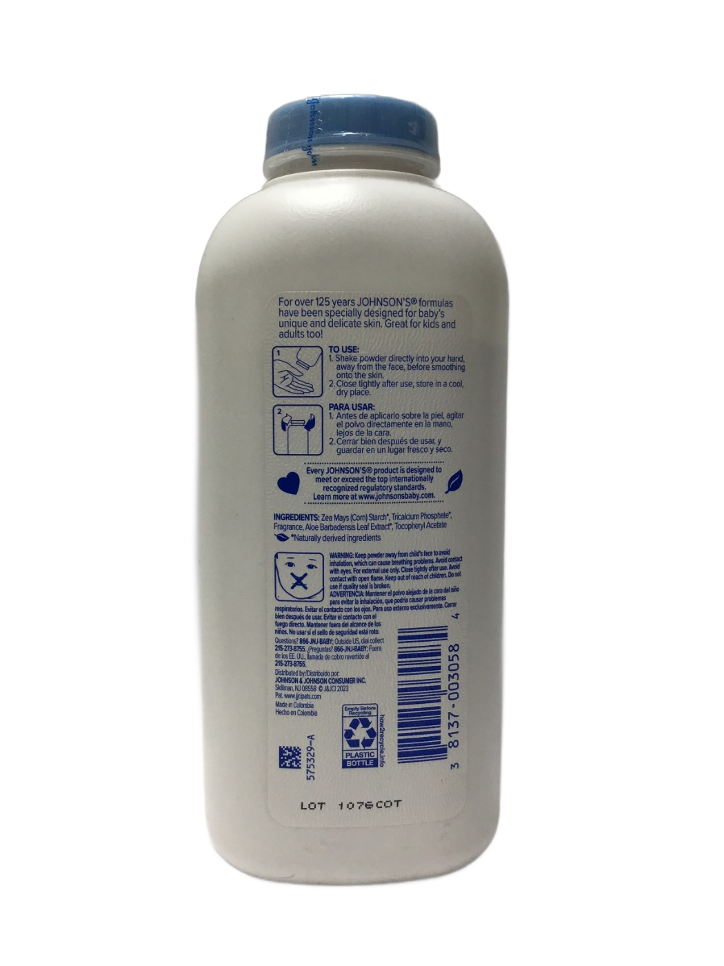 Johnson's Johnson's Aloe & Vitamin E Powder, 15 oz, photo 2