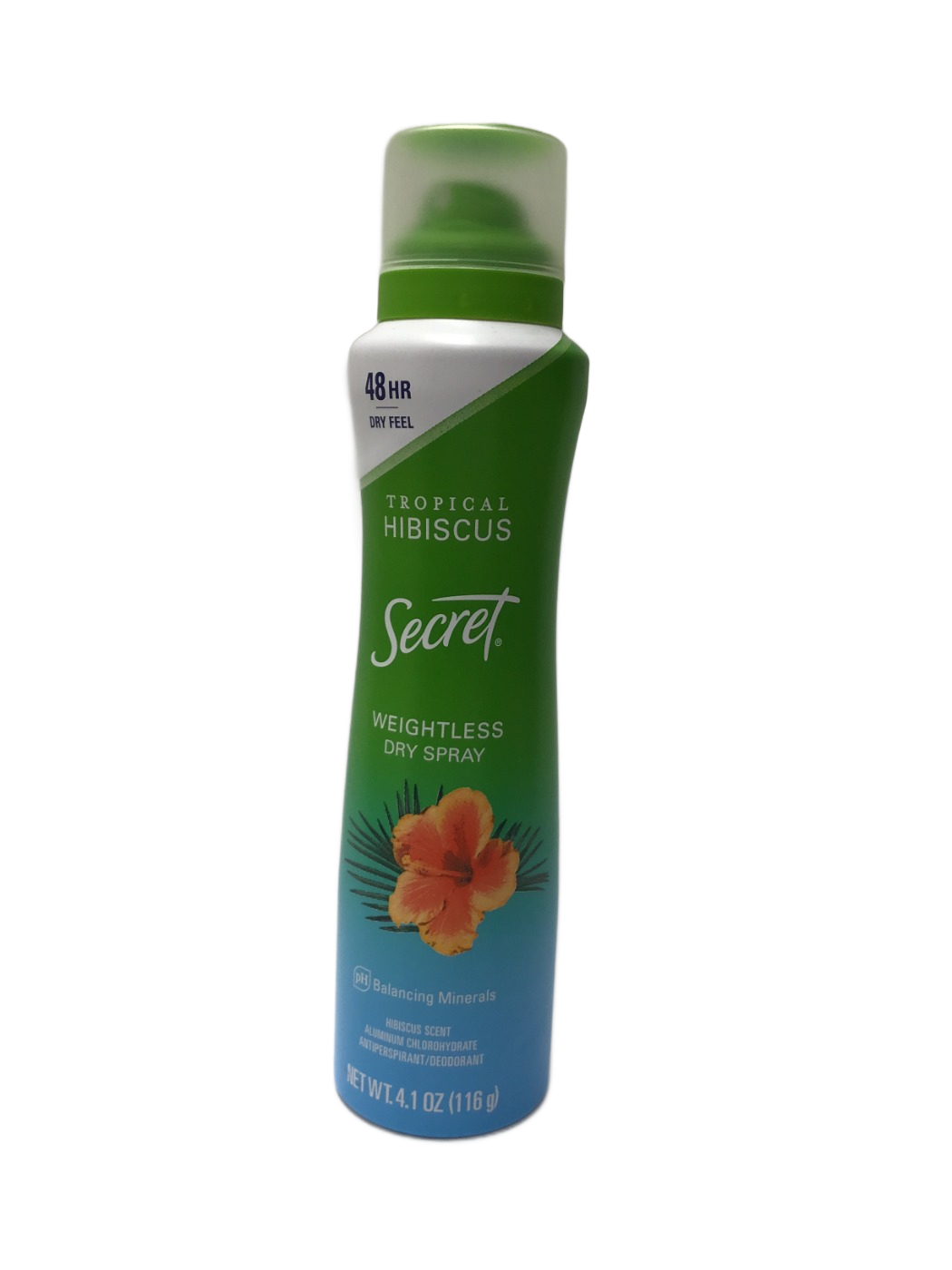 Secret Secret Tropical Hibiscus Weightless Dry Spray Antiperspirant/Deodorant, 4.1 oz, photo 1