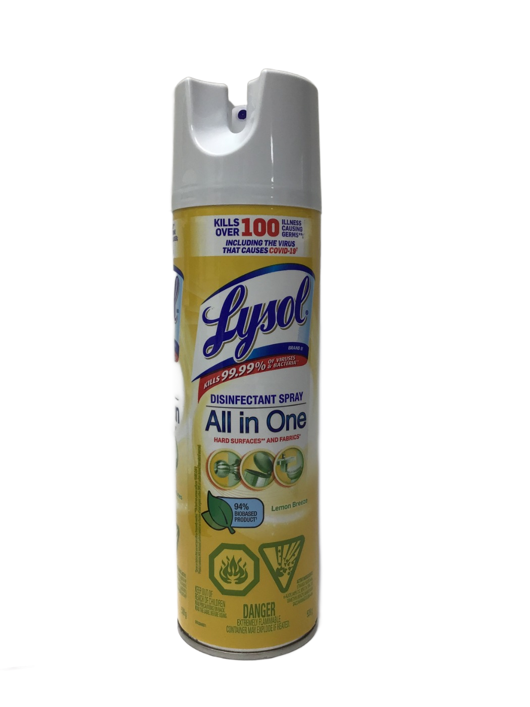 Lysol Lysol Disinfectant Spray All in One Lemon Breeze, photo 1