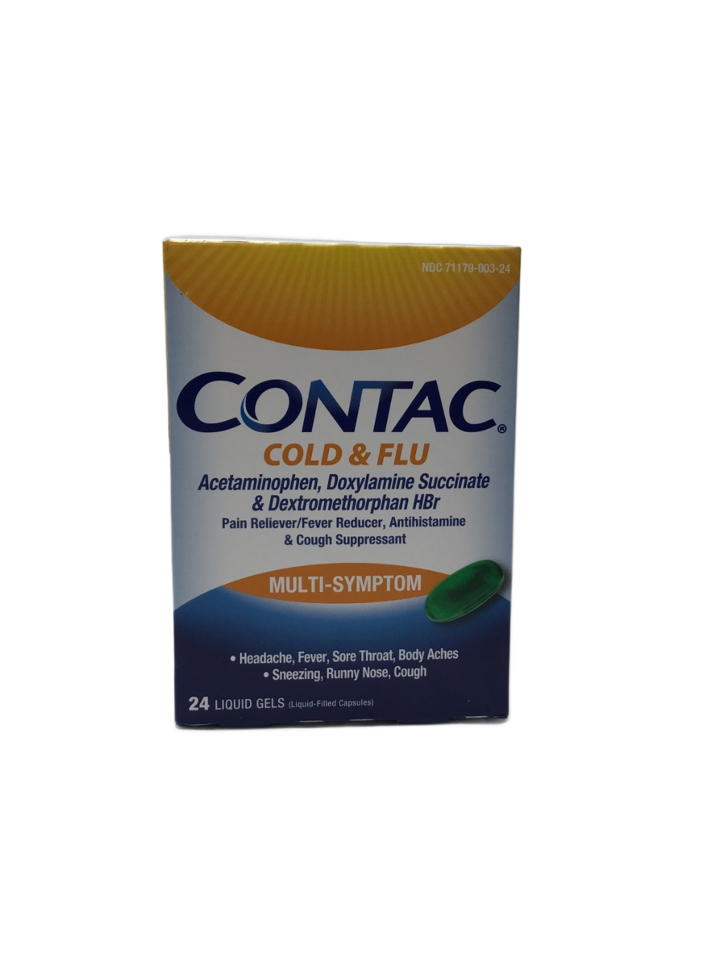 Contac Contac Cold & Flu Multi-Symptom, 24 ct, photo 2