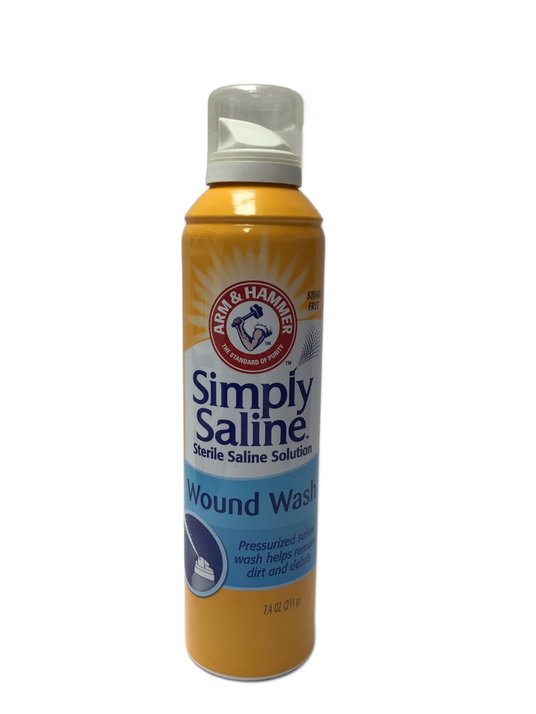 Arm & Hammer Arm & Hammer Simply Saline Sterile Saline Solution Wound Wash, 7.4 oz, photo 1