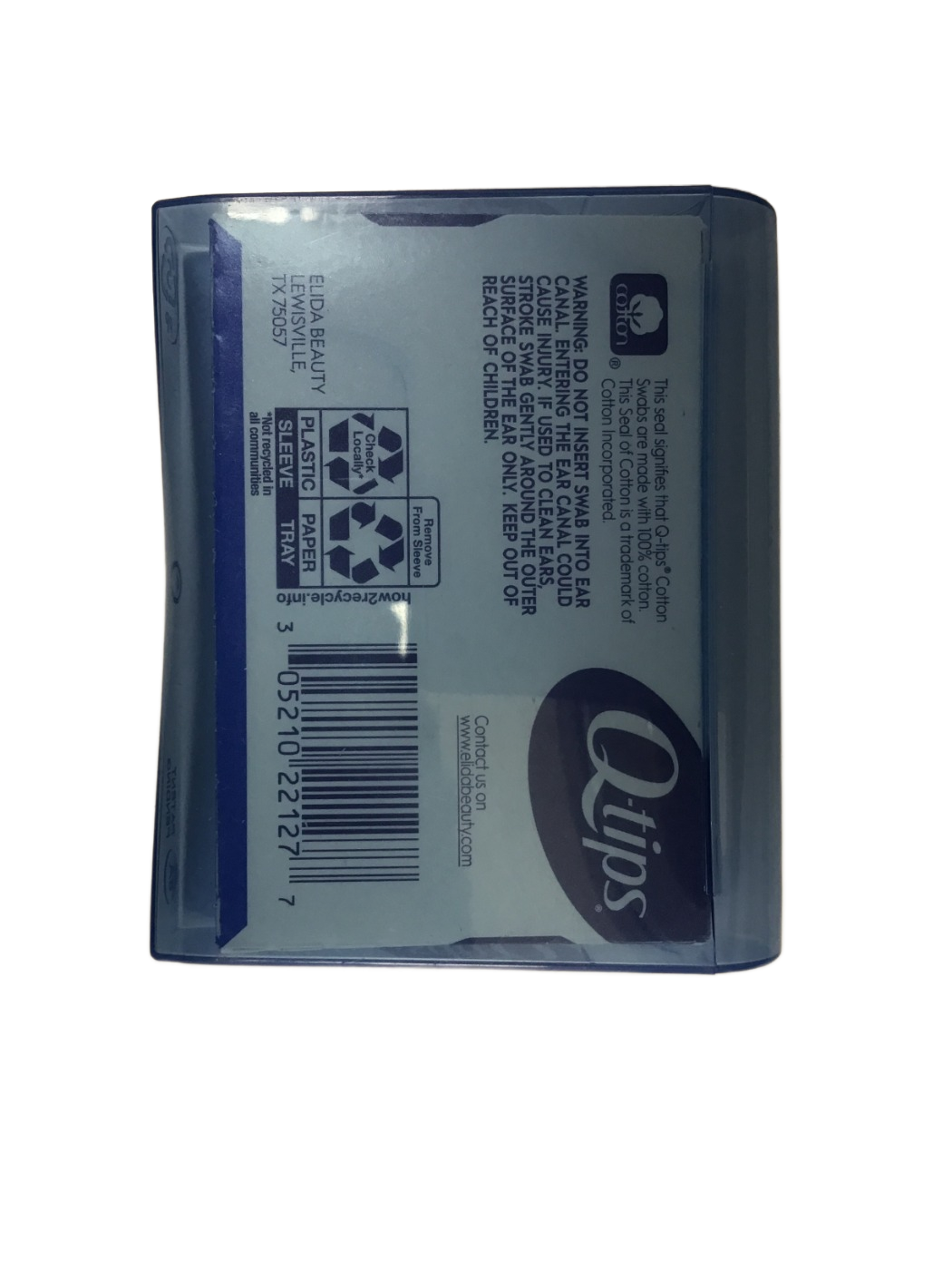 Q-tips Q-tips Paper Stick Cotton Swabs, 30 ct, photo 2