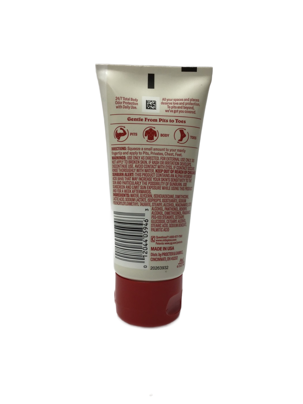 Old Spice Old Spice GentleMan's Total Body Deodorant Cream, Vanilla + Shea, 3.0 oz, photo 2