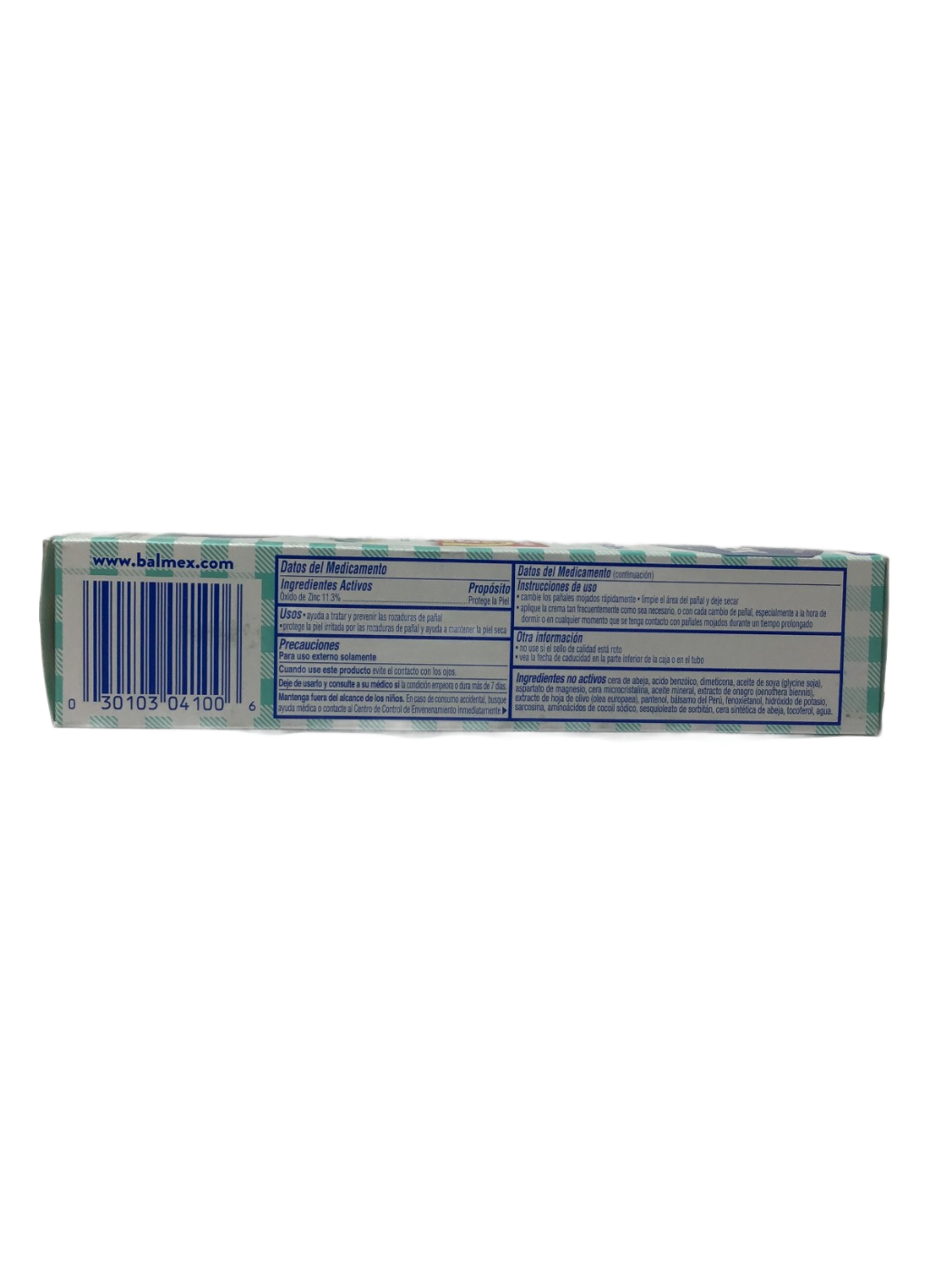 Balmex Balmex Zinc Oxide Diaper Rash Cream, 4 oz, photo 4
