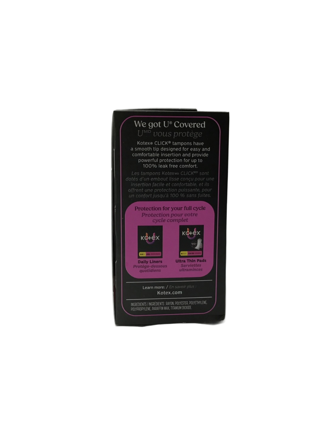 U by Kotex U by Kotex Click Compact Tampons Super, 16 ct, photo 3