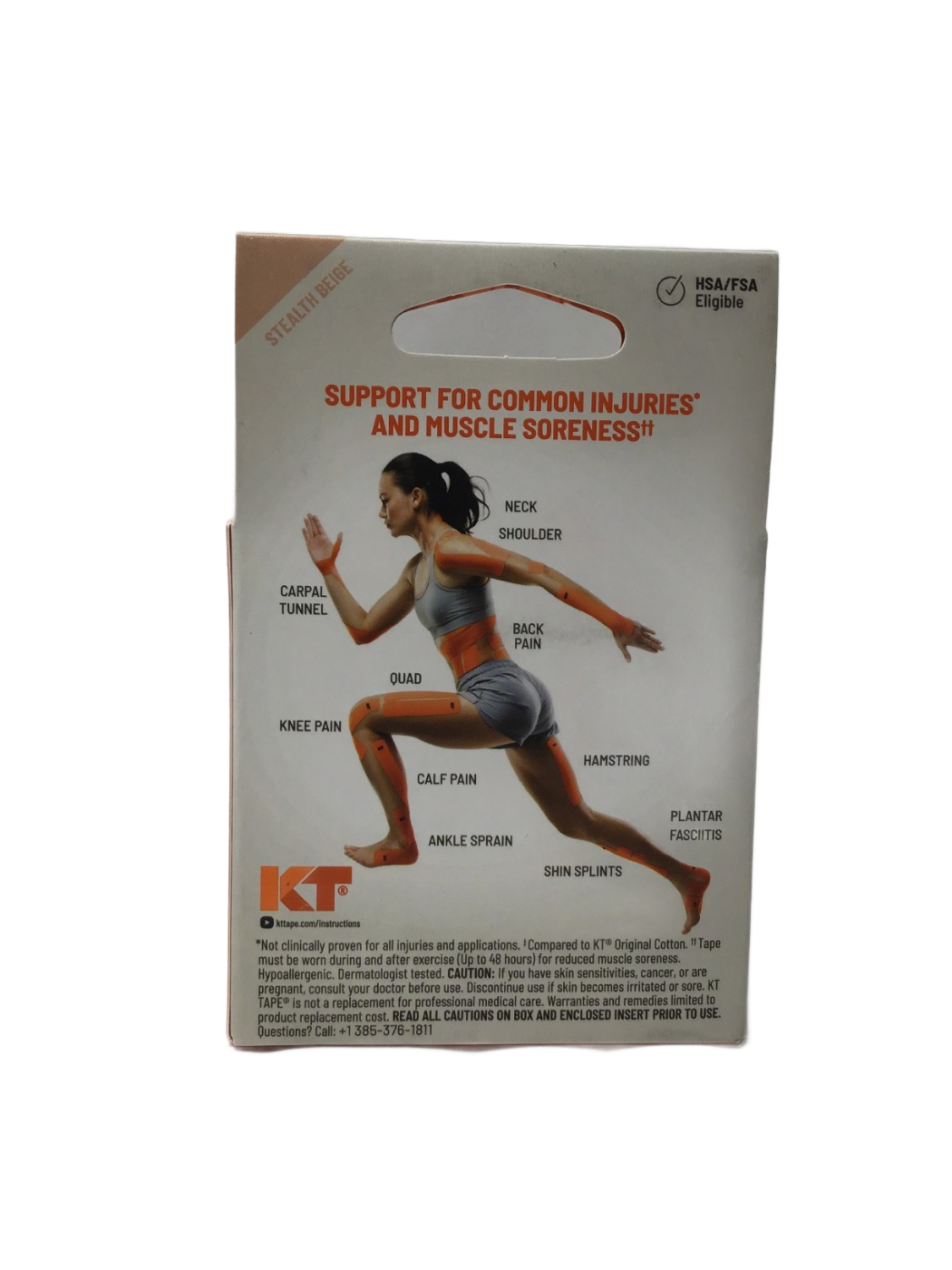 KT Tape KT Tape Pro Kinesiology Therapeutic Tape Stealth Beige, 20 ct, photo 3