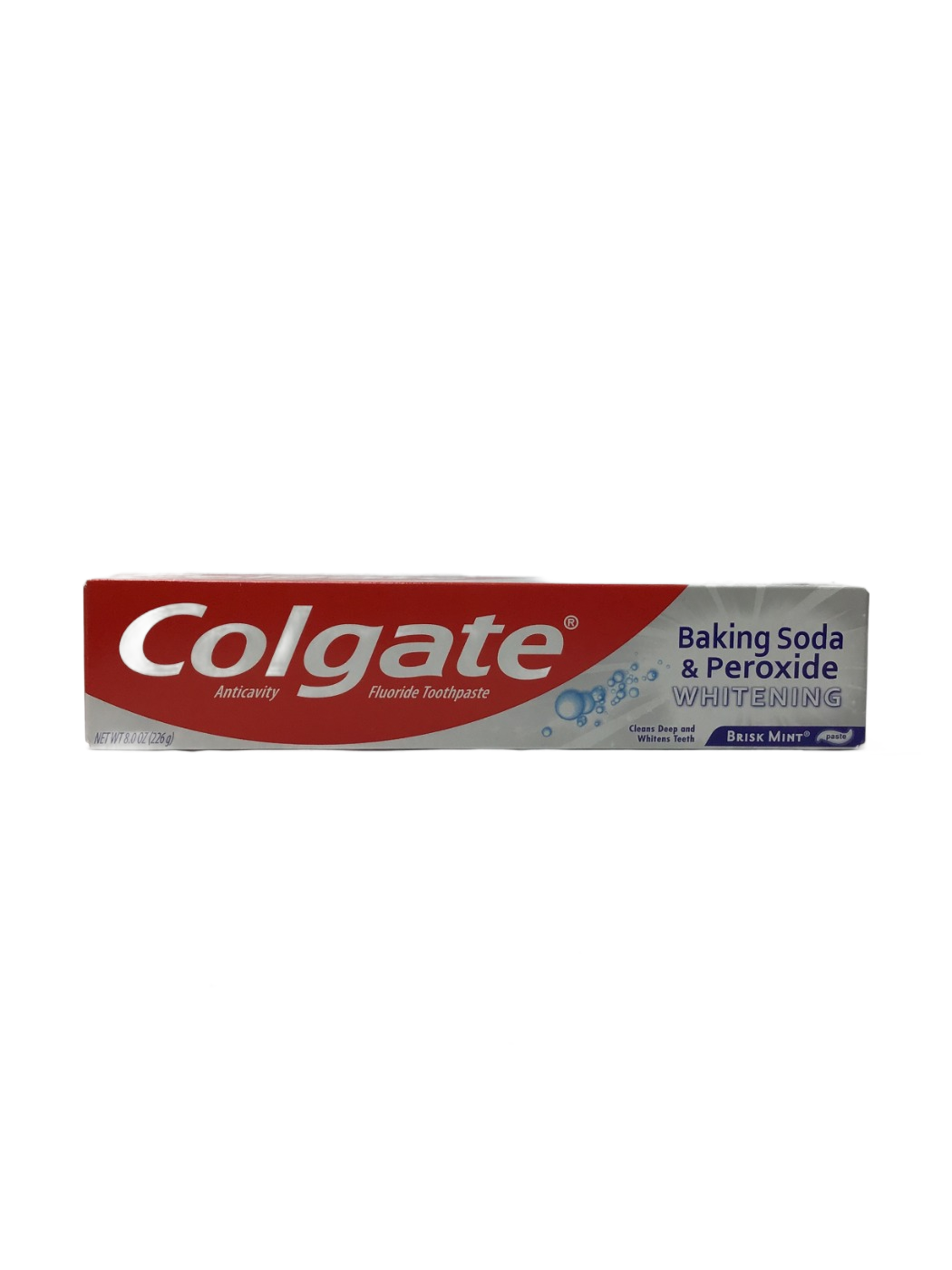 Colgate Colgate Baking Soda & Peroxide Whitening Anticavity Fluoride Toothpaste, Brisk Mint, 8.0 oz, photo 1