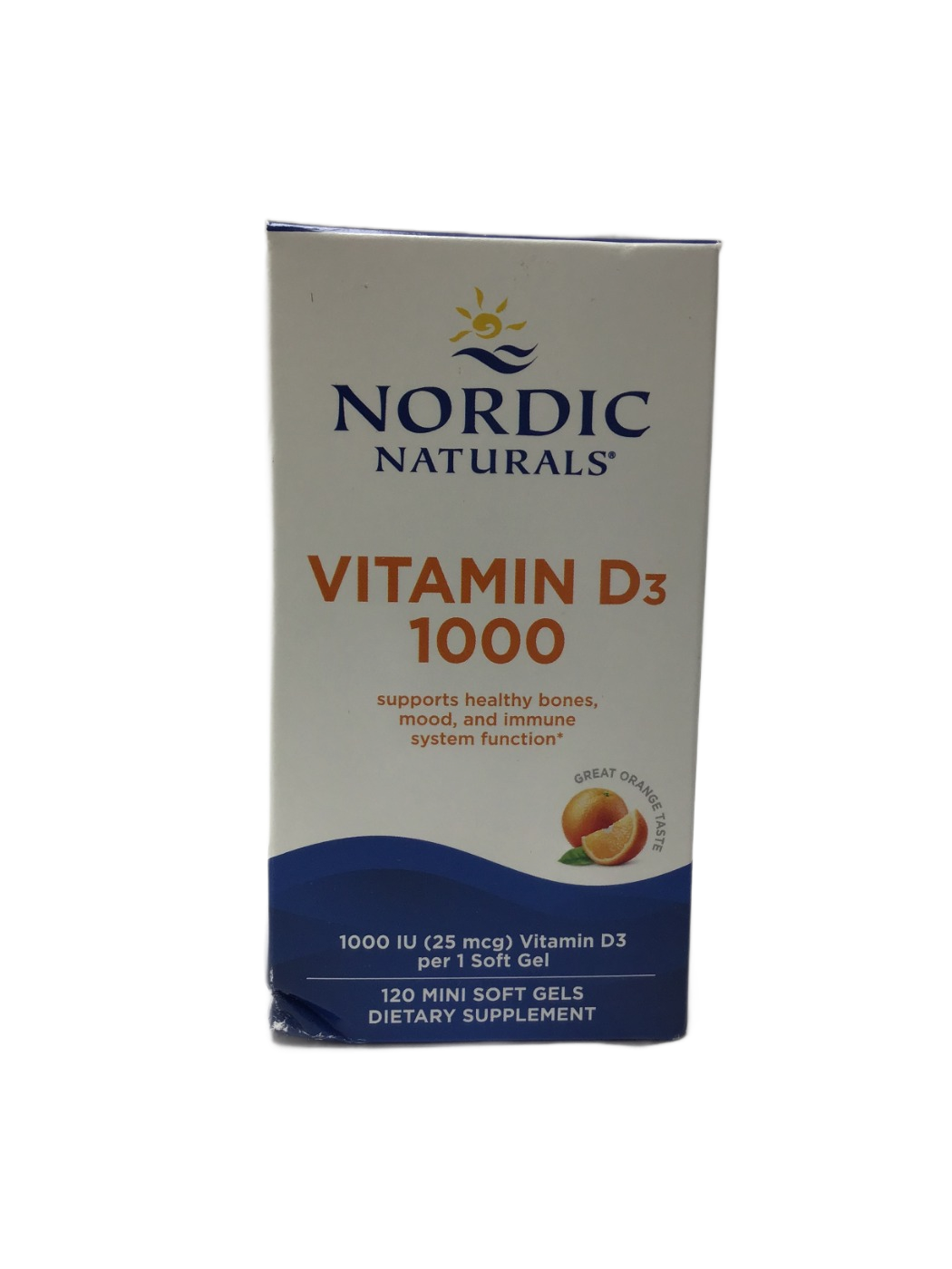 Nordic Naturals Nordic Naturals Vitamin D3 1000 Orange Mini Soft Gels, 120 ct, photo 1