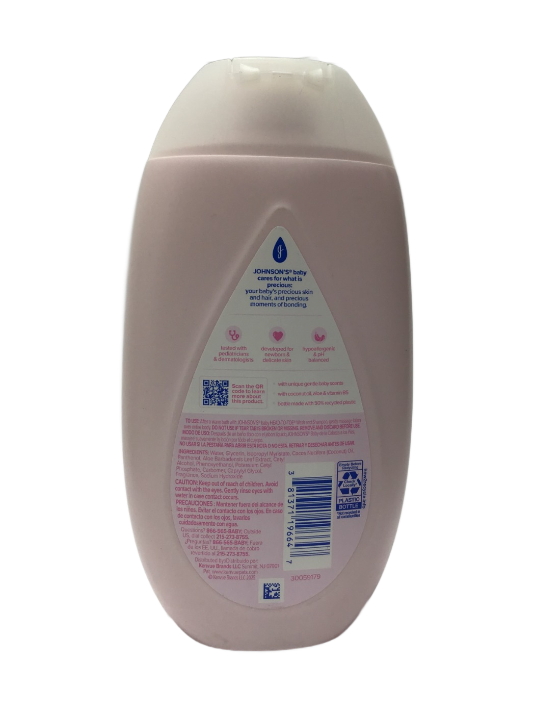 Johnson's Johnson's Baby Lotion with Aloe & Vitamin B5, 13.6 fl oz, photo 2