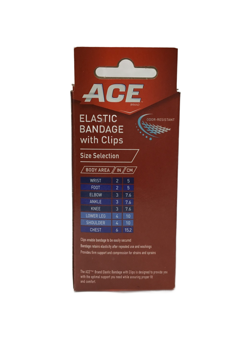 ACE ACE Elastic Bandage with Clips 4 Inch, 1 ct, photo 2
