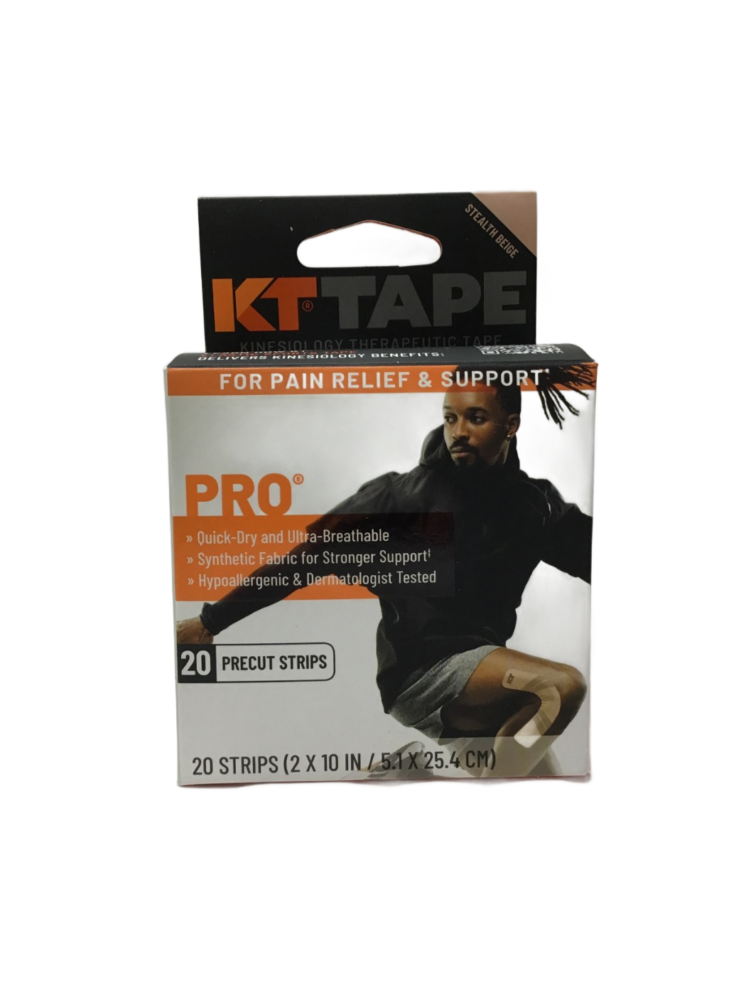 KT Tape KT Tape Pro Kinesiology Therapeutic Tape Stealth Beige, 20 ct, photo 1