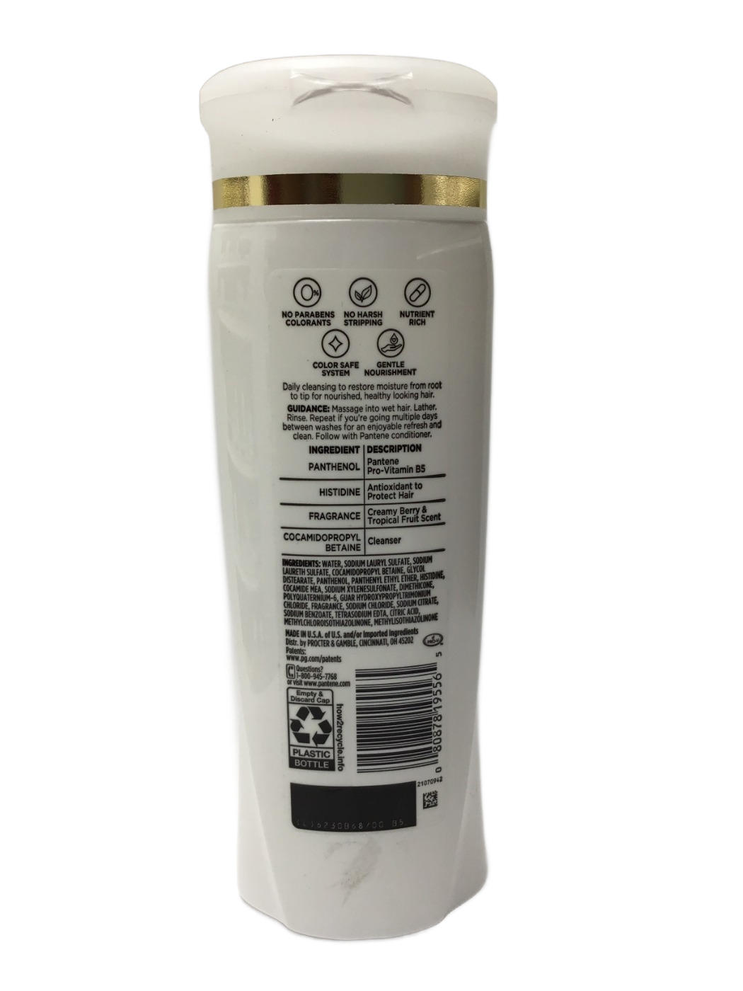 Pantene Pro-V Pantene Pro-V Daily Moisture Renewal Shampoo, 12 fl oz, photo 2