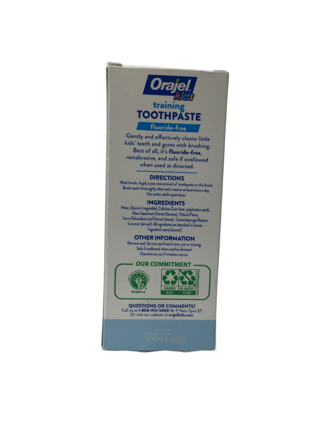 Orajel Kids Orajel Kids Paw Patrol Stage 2 Training Toothpaste Fluoride-Free Natural Fruity Fun, 1.5 oz, photo 4