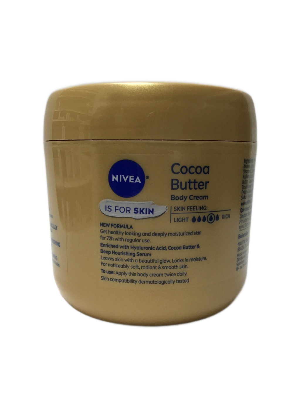 NIVEA NIVEA Cocoa Butter Body Cream, 16 oz, photo 3