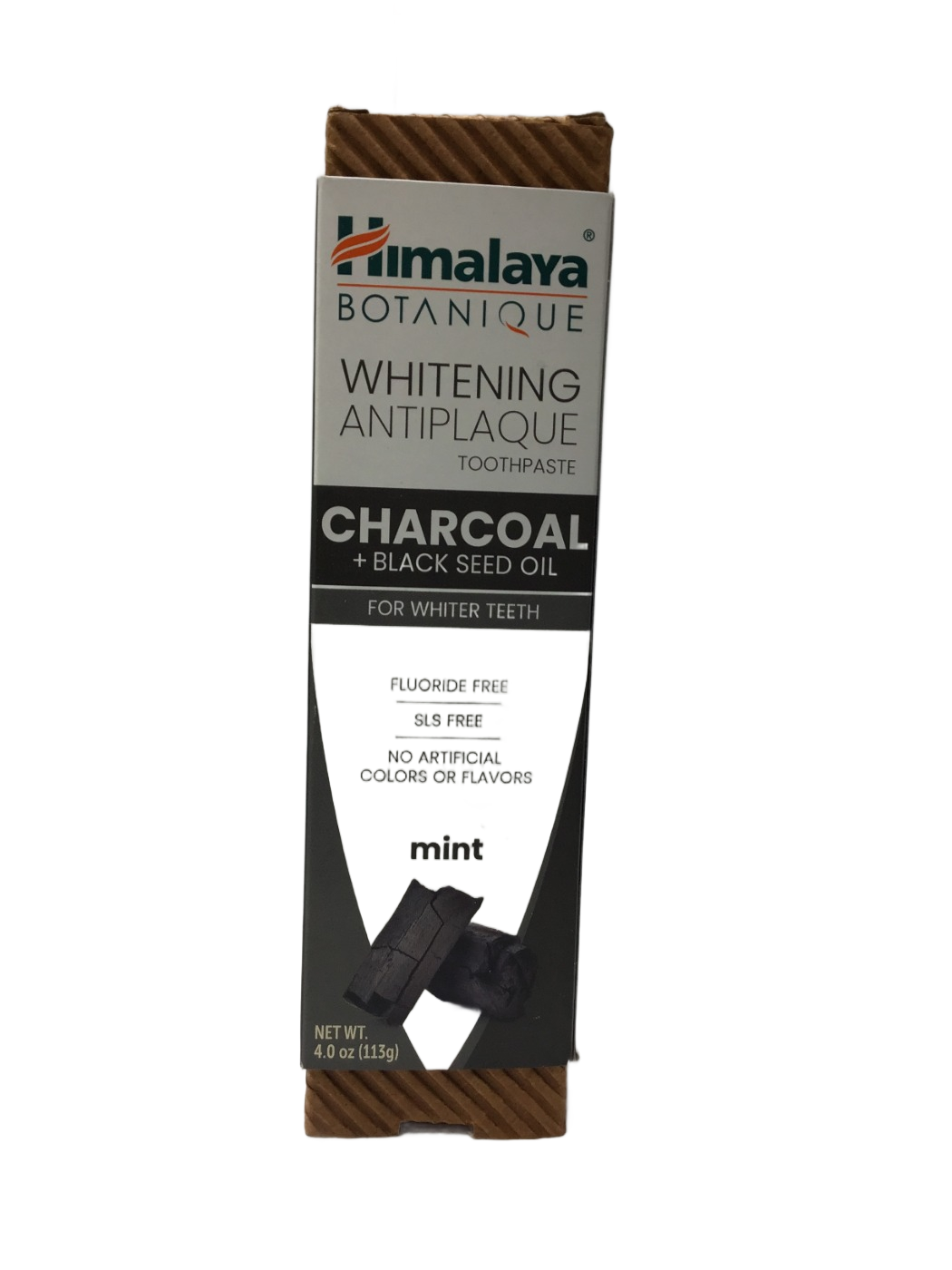 Himalaya Botanique Himalaya Botanique Whitening Antiplaque Toothpaste Charcoal + Black Seed Oil Mint, 4 oz, photo 1