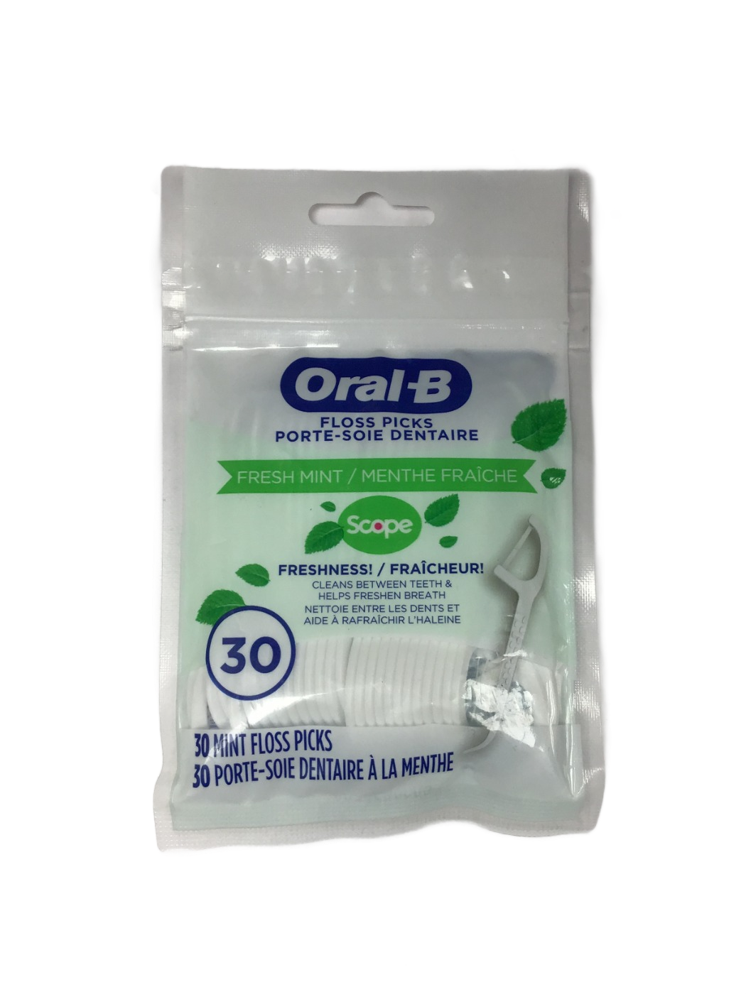 Oral-B Oral-B Floss Picks Fresh Mint, 30 ct, photo 1