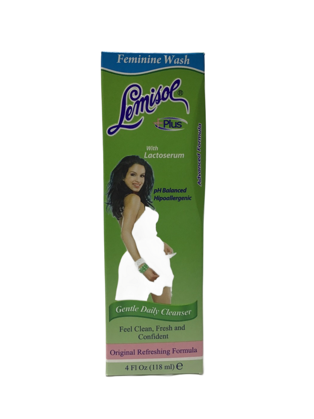 Lemisol Lemisol +Plus Feminine Wash with Lactoserum, Original Refreshing Formula, 4 fl oz, photo 1