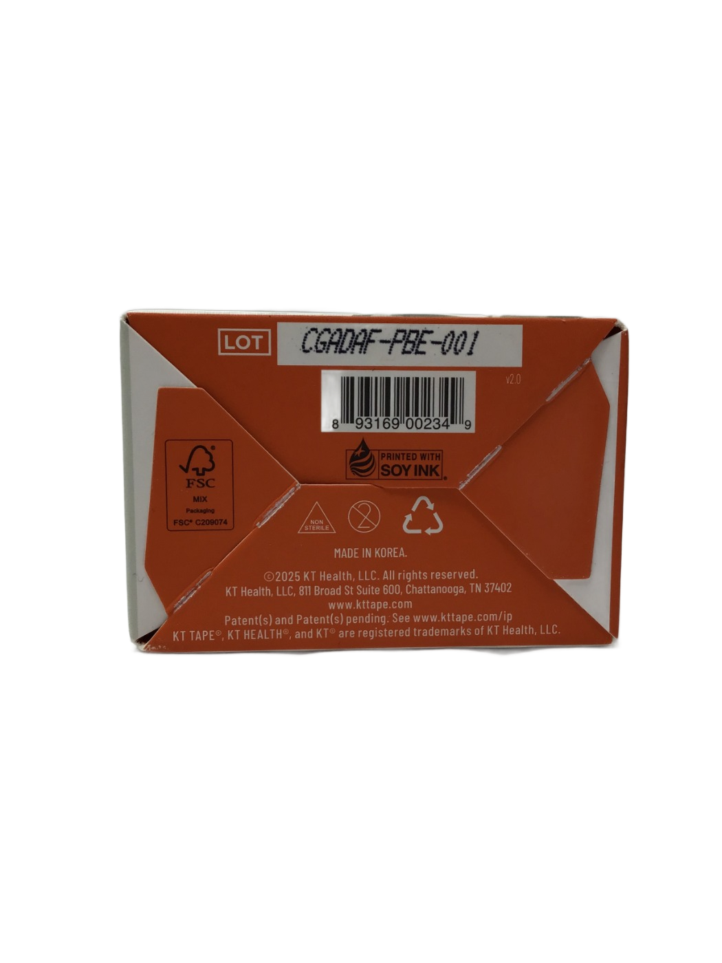 KT Tape KT Tape Pro Kinesiology Therapeutic Tape Stealth Beige, 20 ct, photo 2