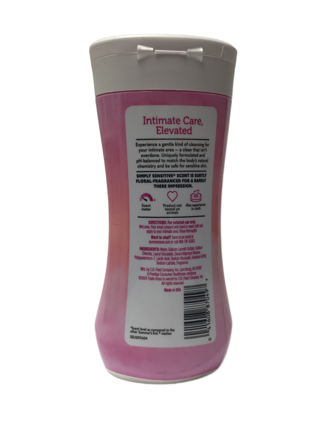 Summer's Eve Summer's Eve Simply Sensitive pH-Balanced Cleansing Wash, 9 fl oz, photo 2