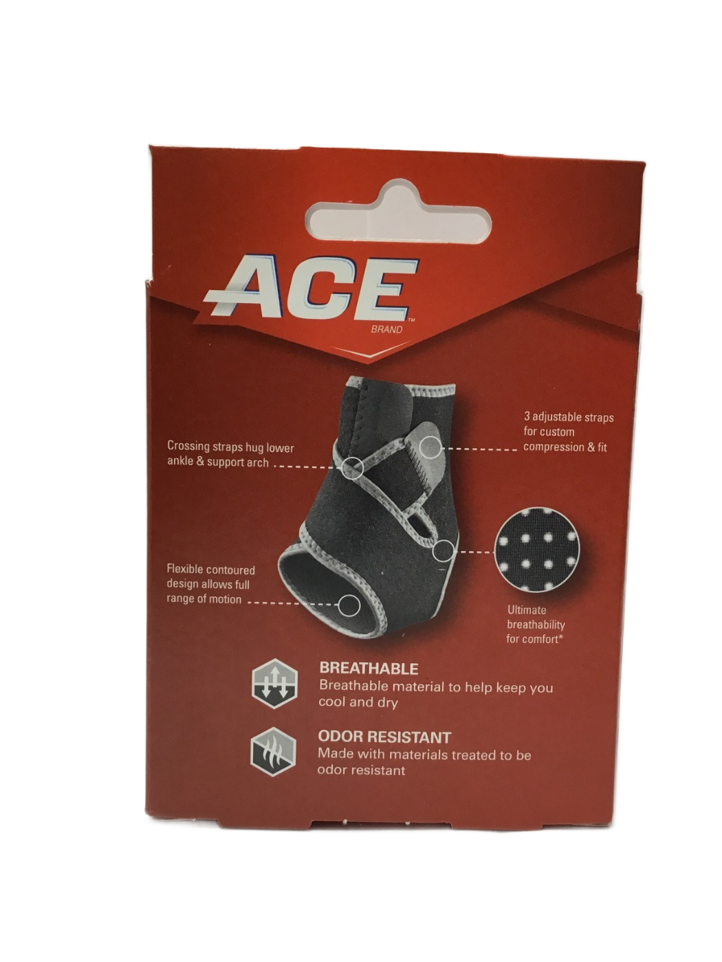 ACE ACE Ankle Adjustable Compression Support, 1 ct, photo 3