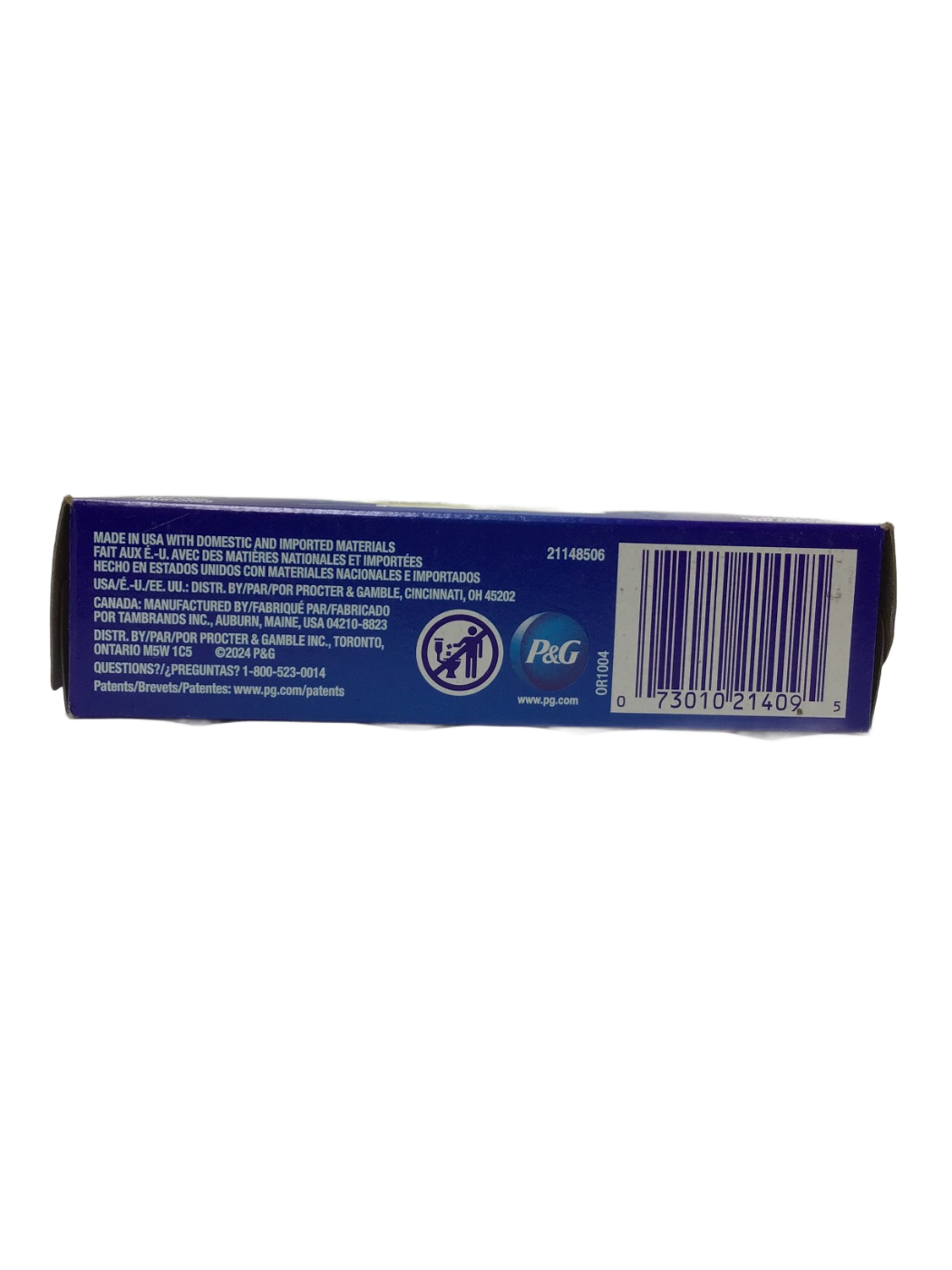 Tampax Tampax Cardboard Applicator Tampons Regular Absorbency Unscented, 10 ct, photo 3