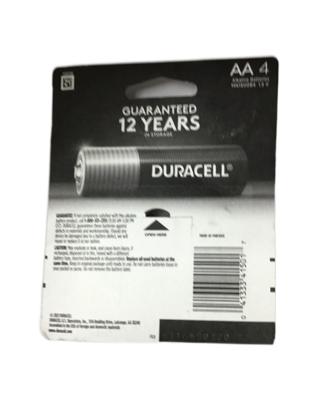 Duracell Duracell Power Boost Ingredients AA Alkaline Batteries, 4 ct, photo 2