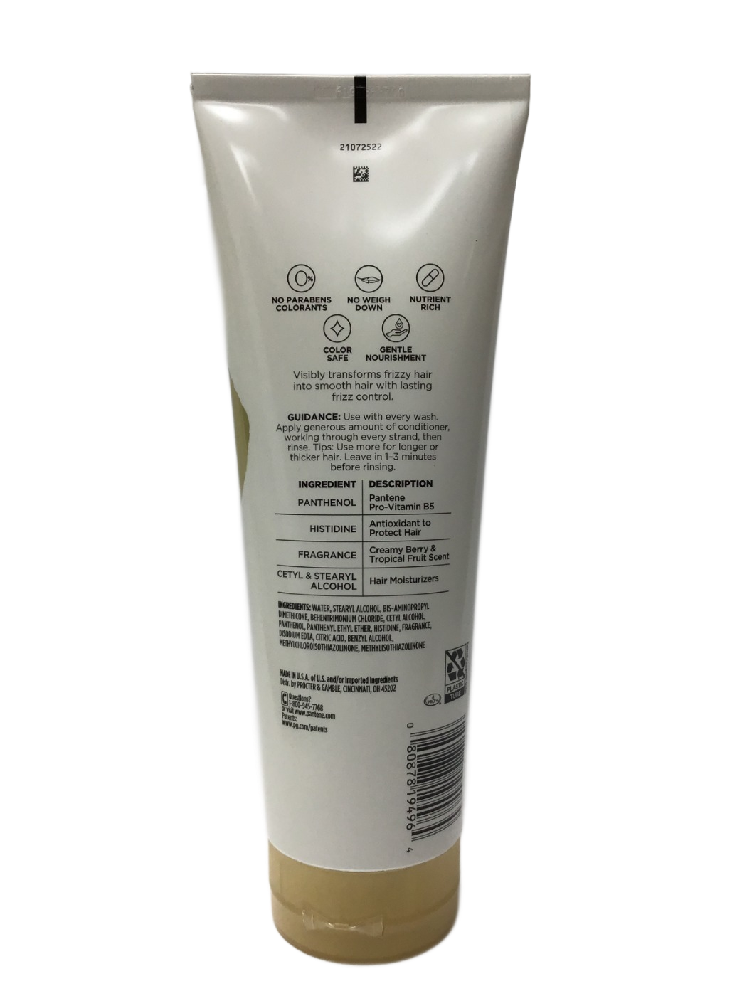 Pantene Pro-V Pantene Pro-V Smooth & Sleek Conditioner, 10.4 fl oz, photo 2