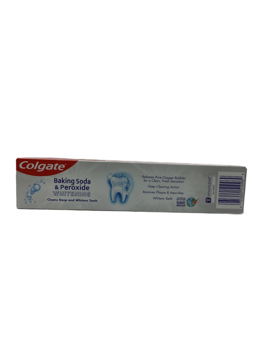 Colgate Colgate Baking Soda & Peroxide Whitening Anticavity Fluoride Toothpaste, Brisk Mint, 8.0 oz, photo 3