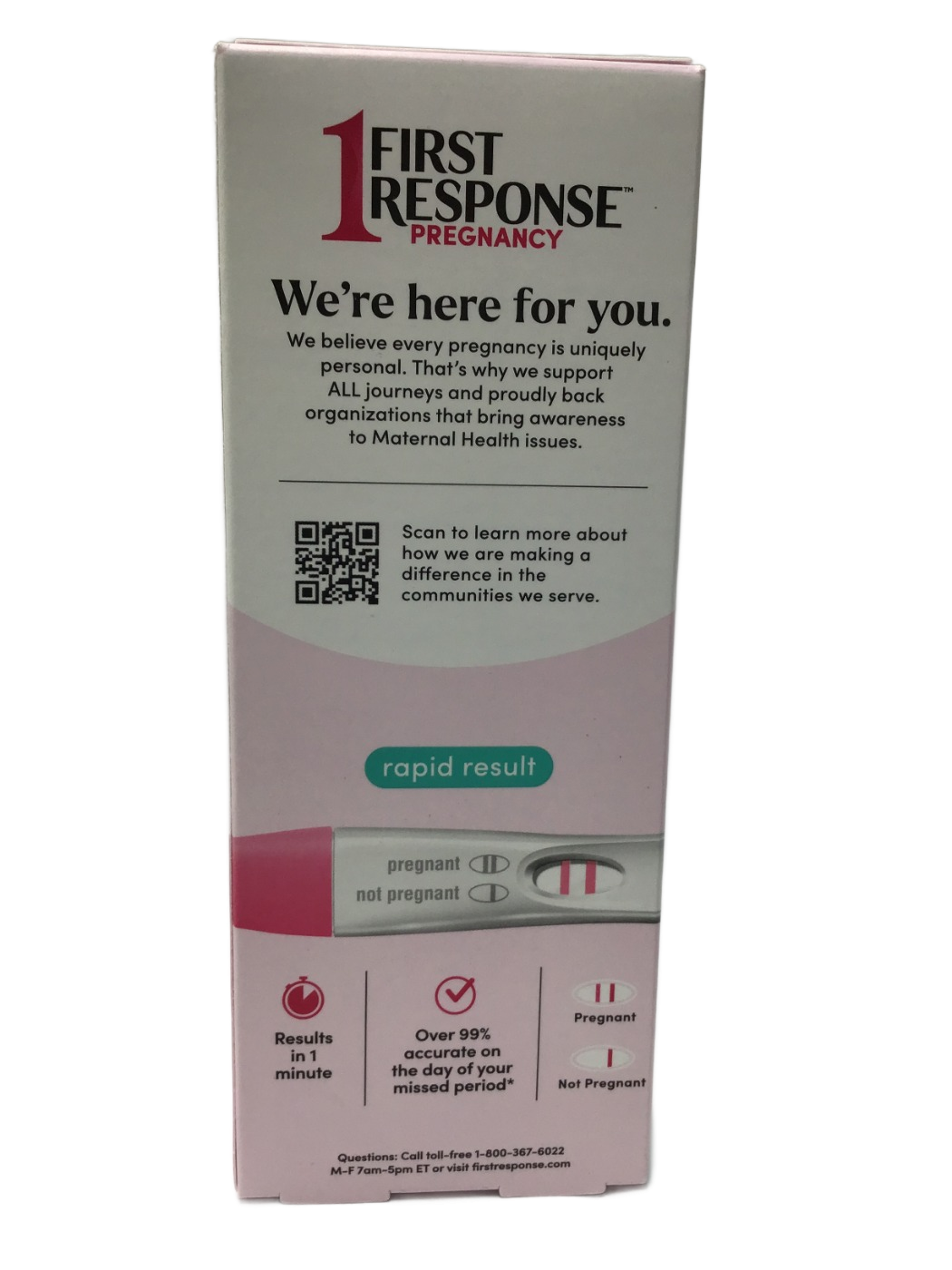 First Response First Response Rapid Result Pregnancy Test, 2 ct, photo 2