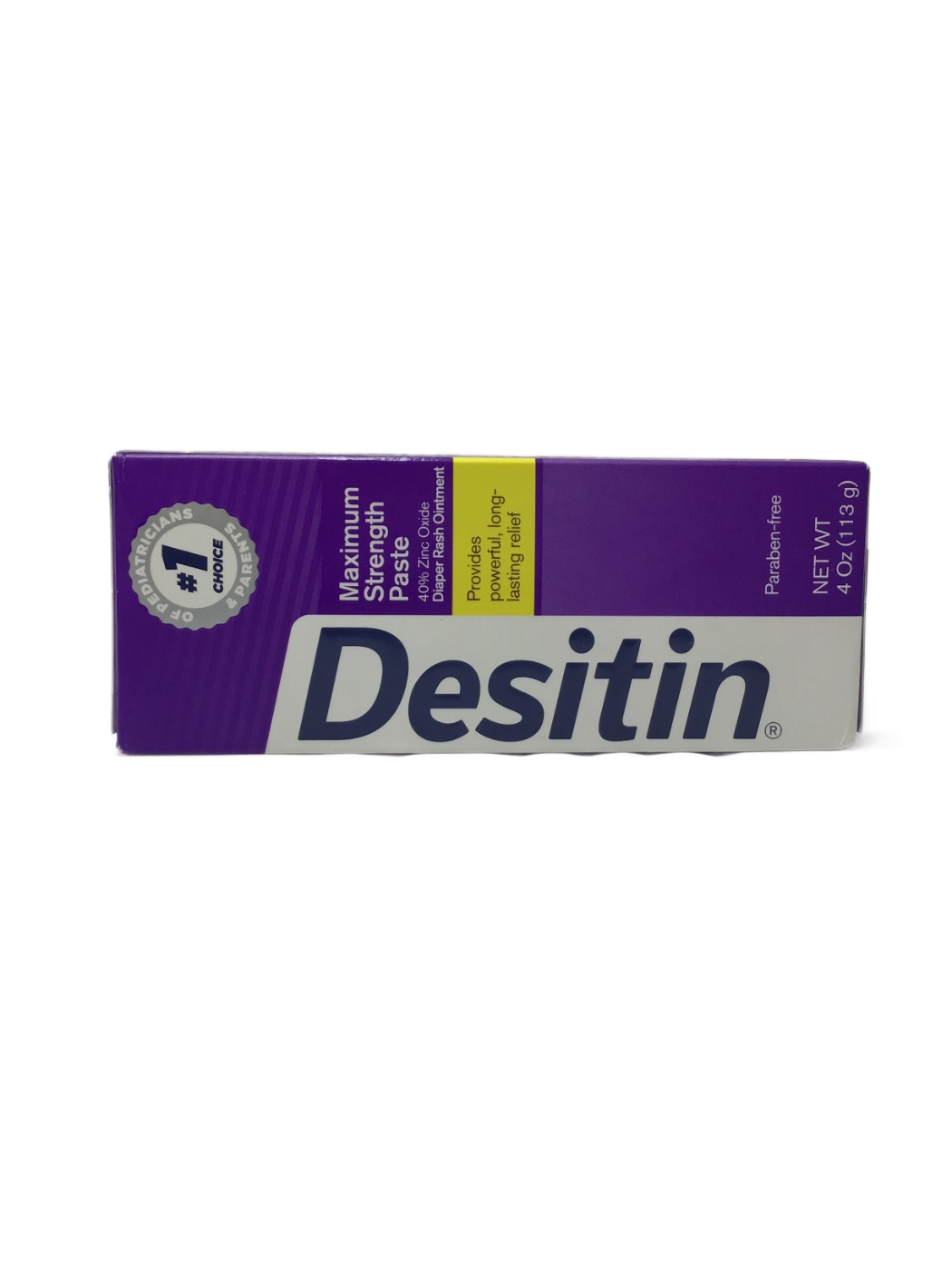 Desitin Desitin Maximum Strength Paste 40% Zinc Oxide Diaper Rash Ointment, 4 oz, photo 1